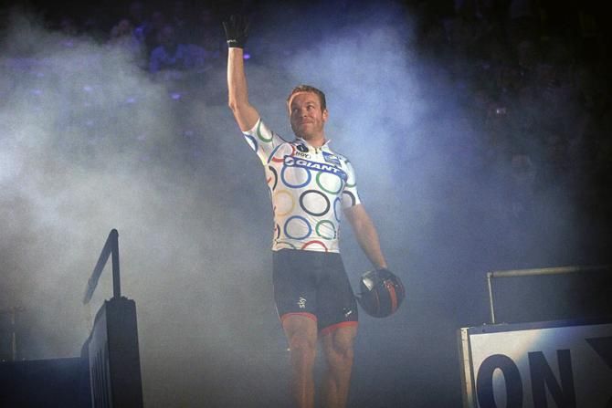 Sprint legend Sir Chris Hoy at the Six-Days of Rotterdam