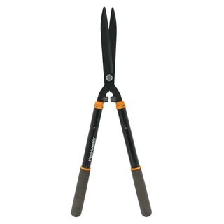 Pruning shears on white background