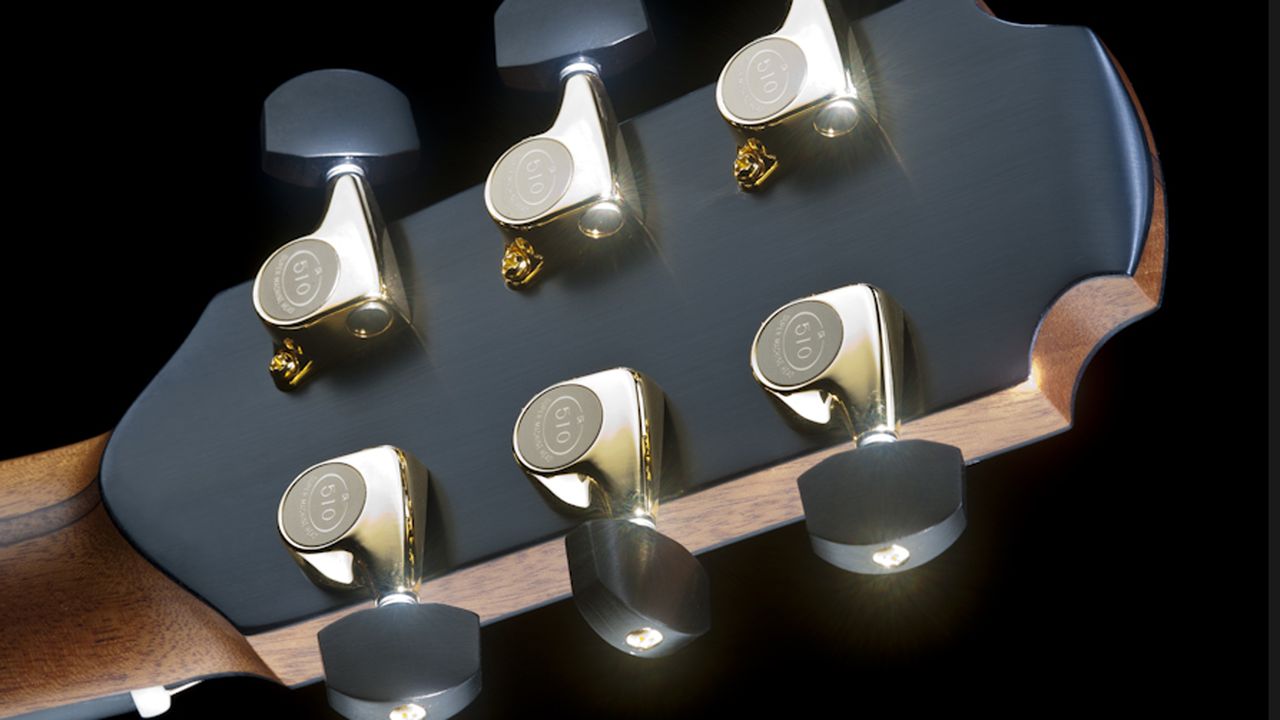 Headstock rear detail