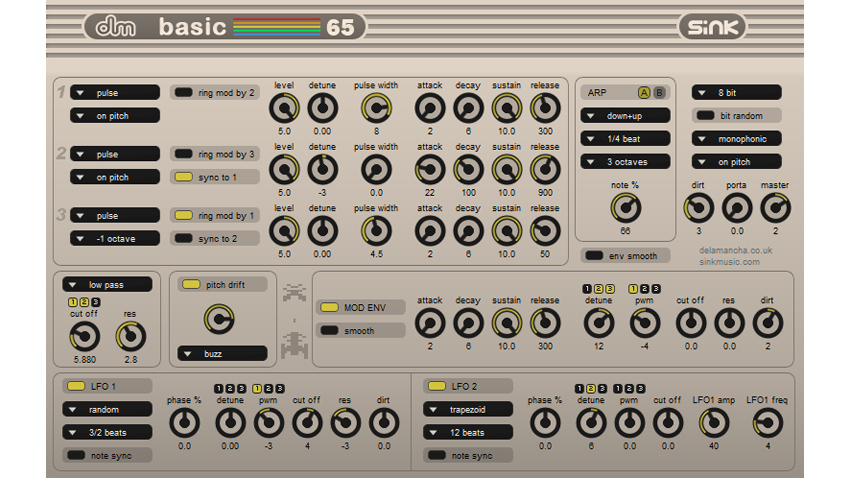 basic 65: note the C64 styling.