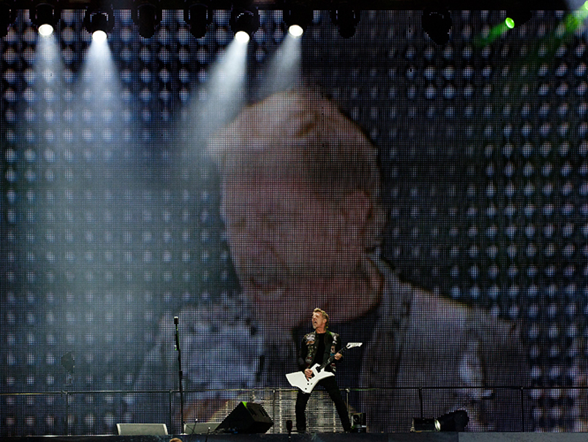 Metallica frontman James Hetfield