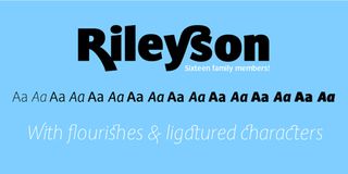 Rileyson font