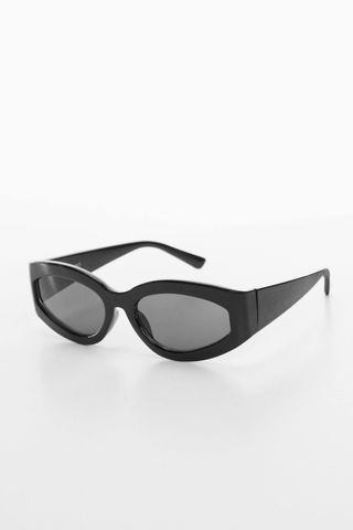 Mango Curved Frame Sunglasses