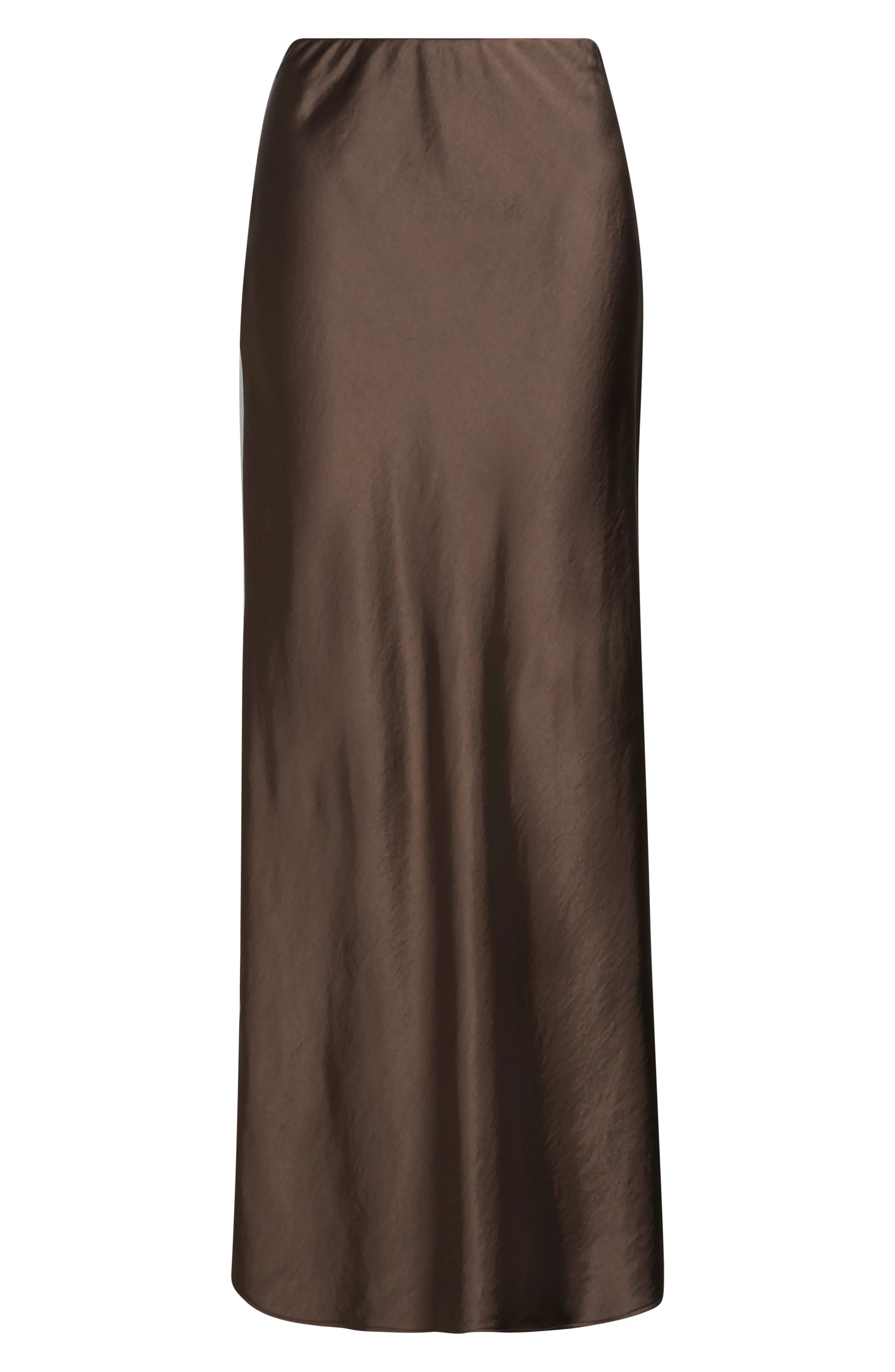 Open Edit, Satin Midi Skirt