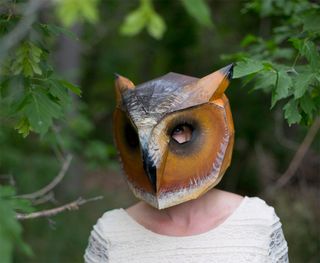 Geometric Halloween masks