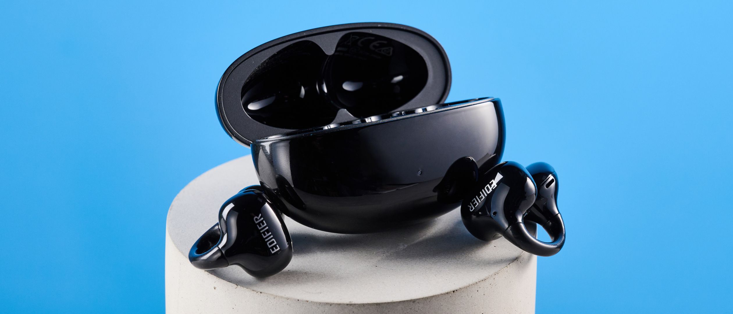 イヤホン EDIFIER LolliClip 楽天市場】EDIFIER LolliClip ANC搭載 イヤーカフ型 ワイヤレス