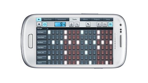 FL Studio Mobile's step sequener will be familiar to users of the desktop version of the software.