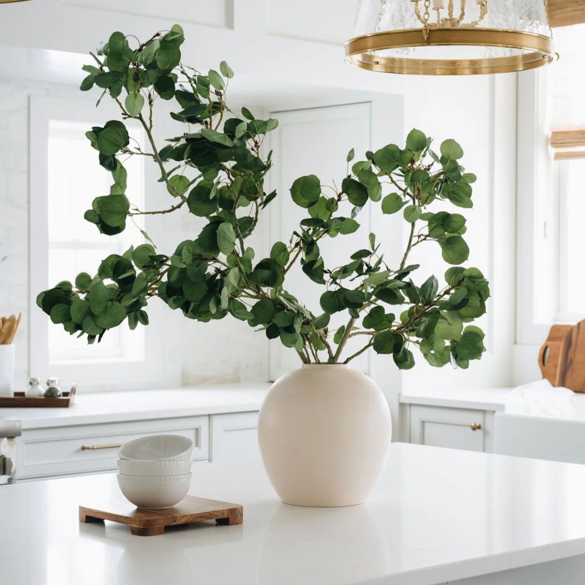 Tall Luxe Artificial Aspen Branch