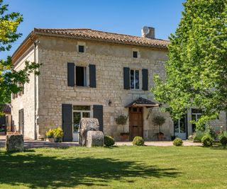 French country house exterior