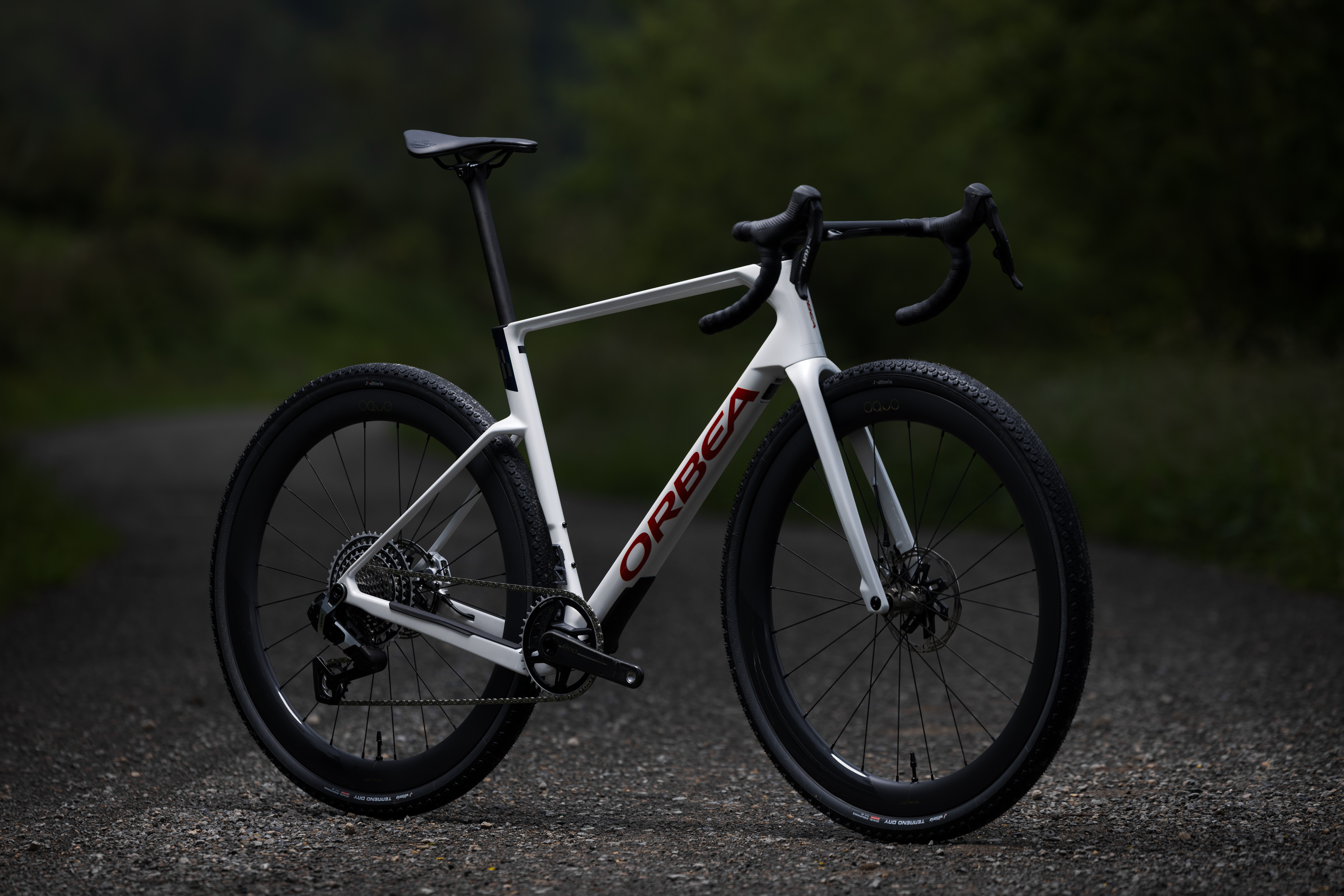 An Orbea Terra Race gravel bike