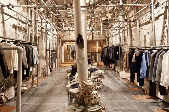 Downtown Manhattan’s Walker Street is actually a carefully considered pop-up shop