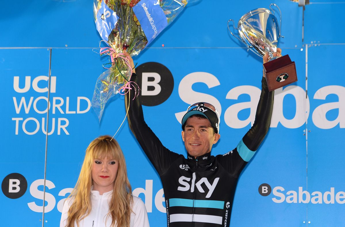 Second place went to Sergio Henao (Team Sky)
