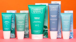 The full selfless by hyram skincare range is pictured