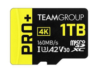 TeamGroup 1TB Pro+ microSDHC card: now $63 at Newegg