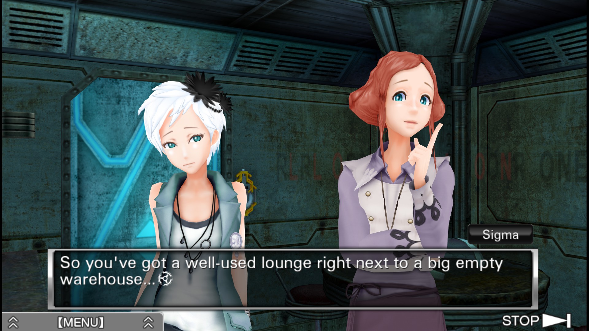 Two women talking in Zero: Escape The Nonary Games