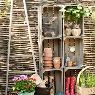 garden storage boxes