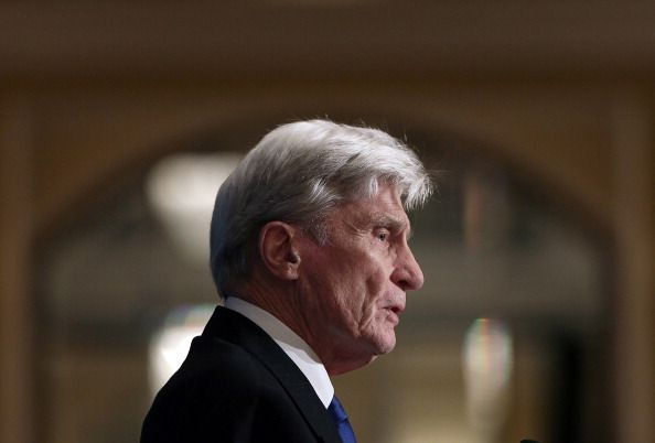 Former Republican senator from Virginia John Warner.