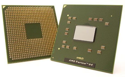 ...40mm x 40mm package of preceding single-core Turion 64, based on socket 754.