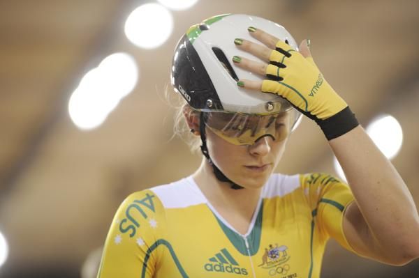 Annette Edmonson (Australia) is a medal contender in the women's omnium