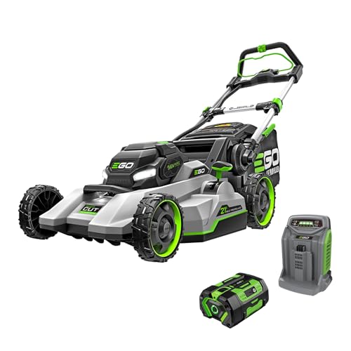 Ego Power+ Electric Lawn Mower, Self-Propelled Cordless With Select Cut and Touch Drive, Includes 56v 7.5ah Battery and Rapid Charger &amp;ndash; Lm2135sp