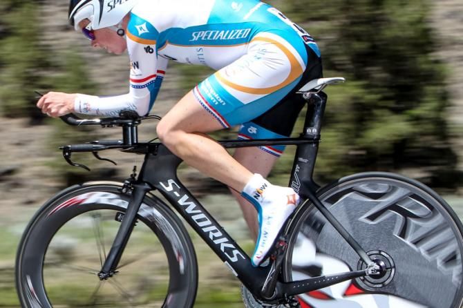 Alison Powers (NOW and Novartis) shows the form that brought her to today's win.