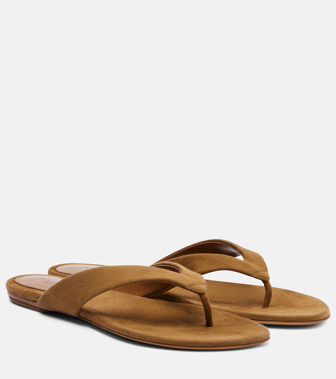 Suede Thong Sandals in Brown - Le Monde Beryl