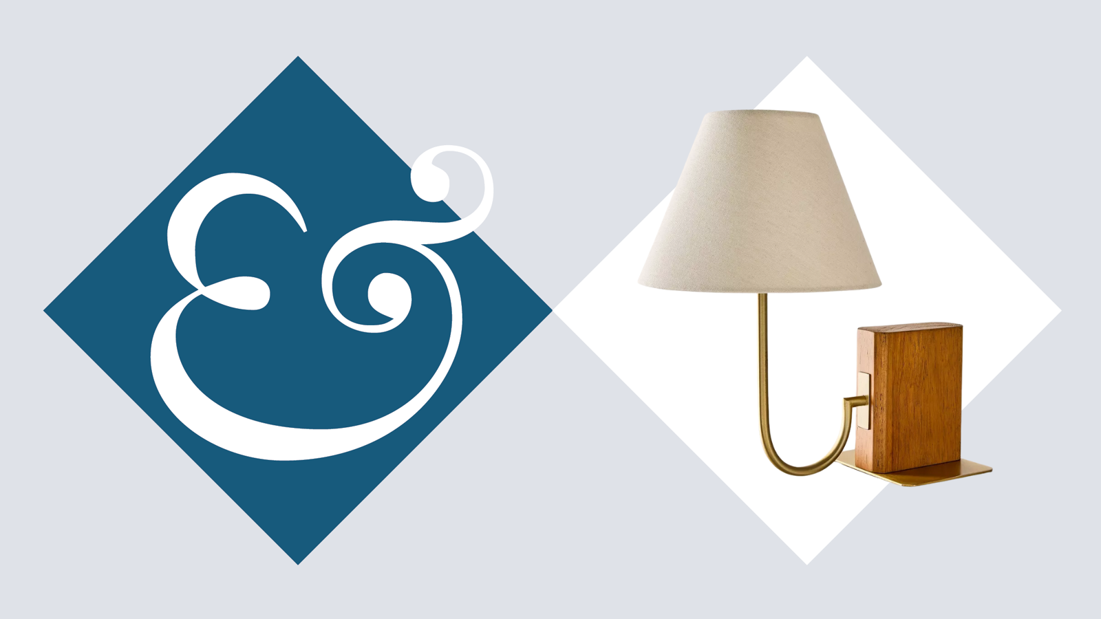 a bookend lamp with a fabric shade