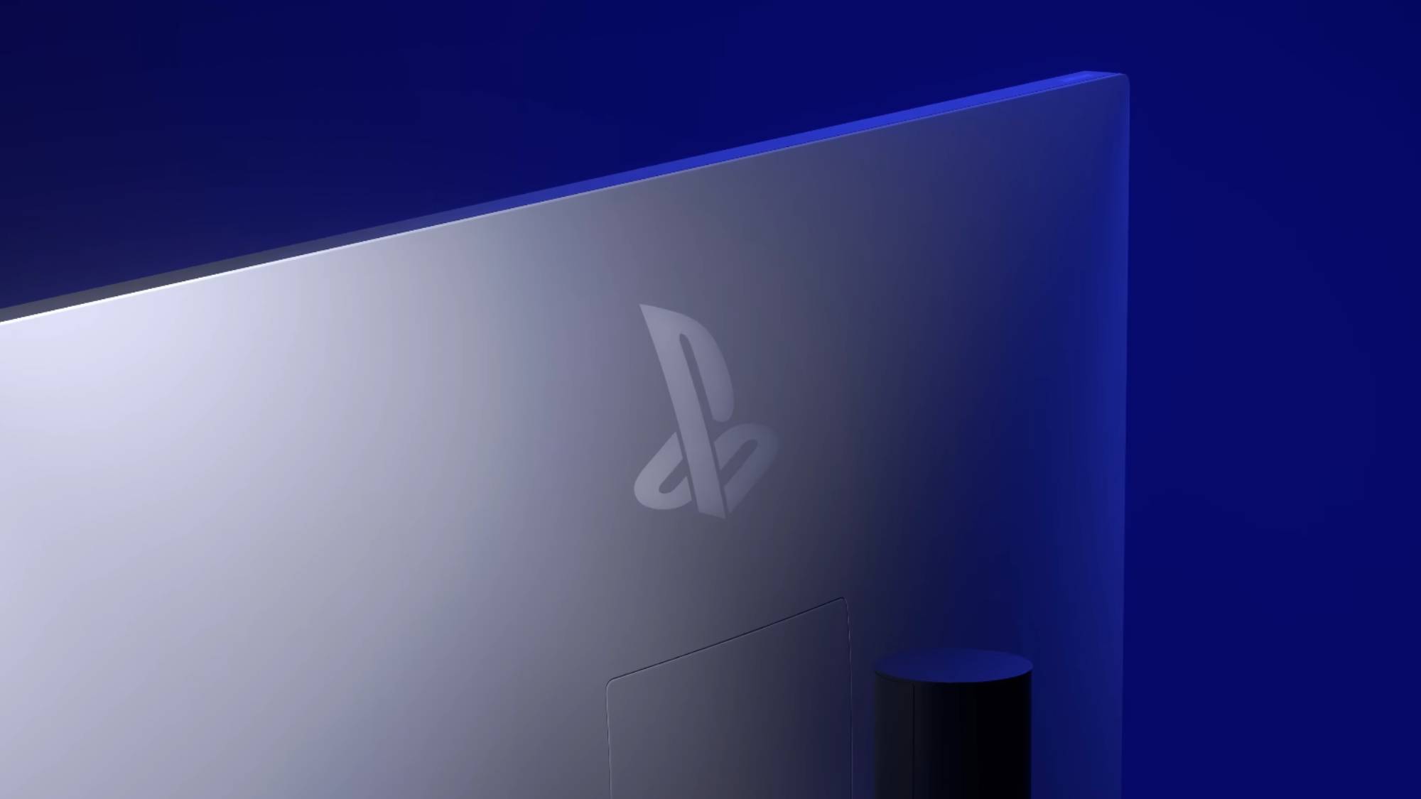 New PS5 Gaming Monitor with DualSense Charging Hook, image taken from announcement trailer