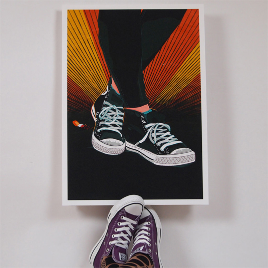 sneaker prints