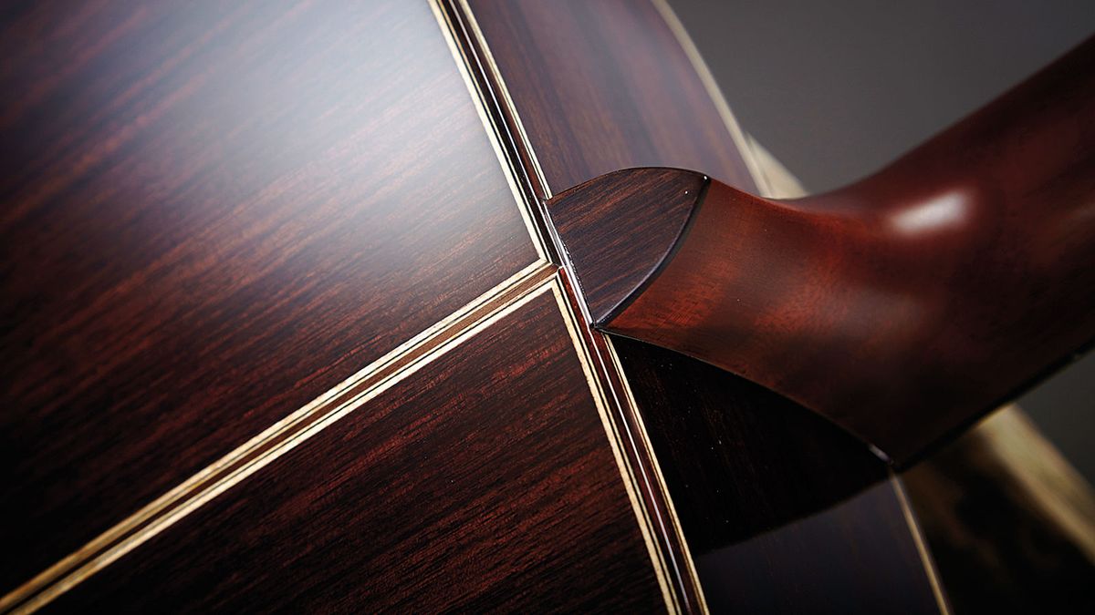All current Audens feature solid Indian rosewood backs and sides