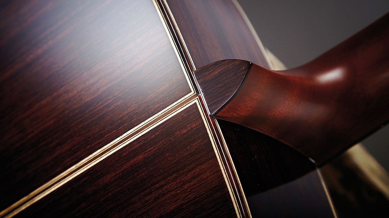All current Audens feature solid Indian rosewood backs and sides
