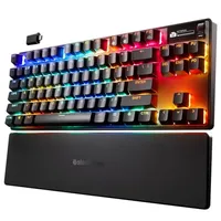 SteelSeries Steelseries Apex Pro TKL Wireless Gen 3 Omnipoint 3.0 Hypermagnetic Switches &mdash; Adjustable Actuation &mdash; Rapid Trigger &mdash; Game-Ready Presets &mdash; Protection Mode &mdash; Rapid Tap/socd &mdash; Dual Wireless &mdash; Oled