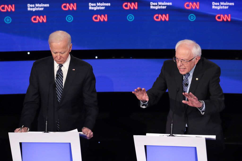 Joe Biden and Bernie Sanders.