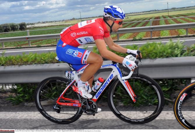 Nacer Bouhanni (FDJ) in the red jersey