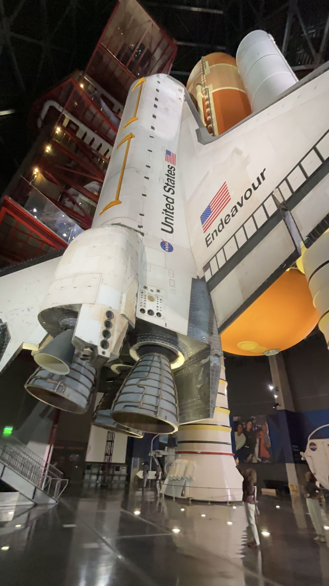 The Space Shuttle Endeavor.