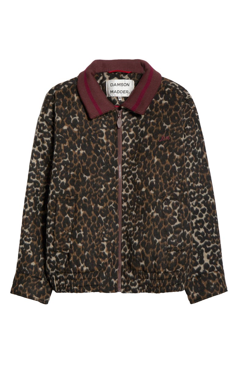 Pixie Leopard Print Bomber Jacket