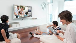 Smart TV controls house