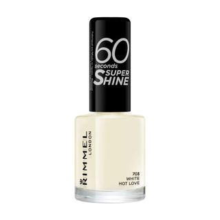 Rimmel 60 Seconds Super Shine Nail Polish in White Hot Love