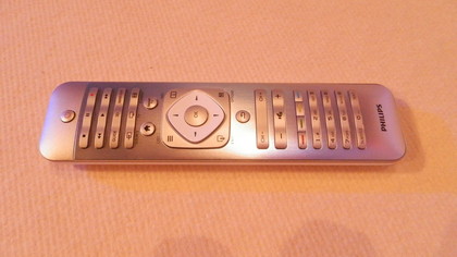 The front of the remote