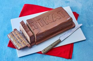 Giant KitKat cake