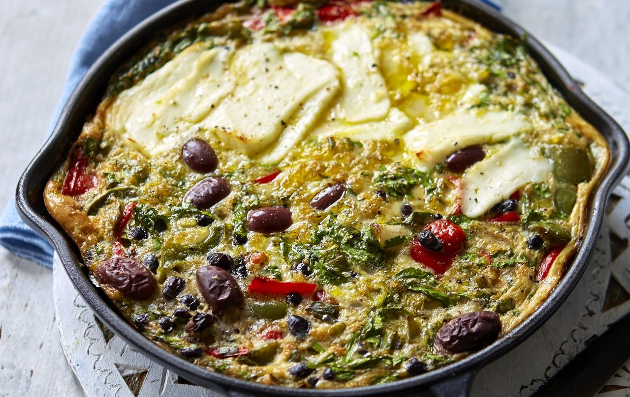 halloumi frittata