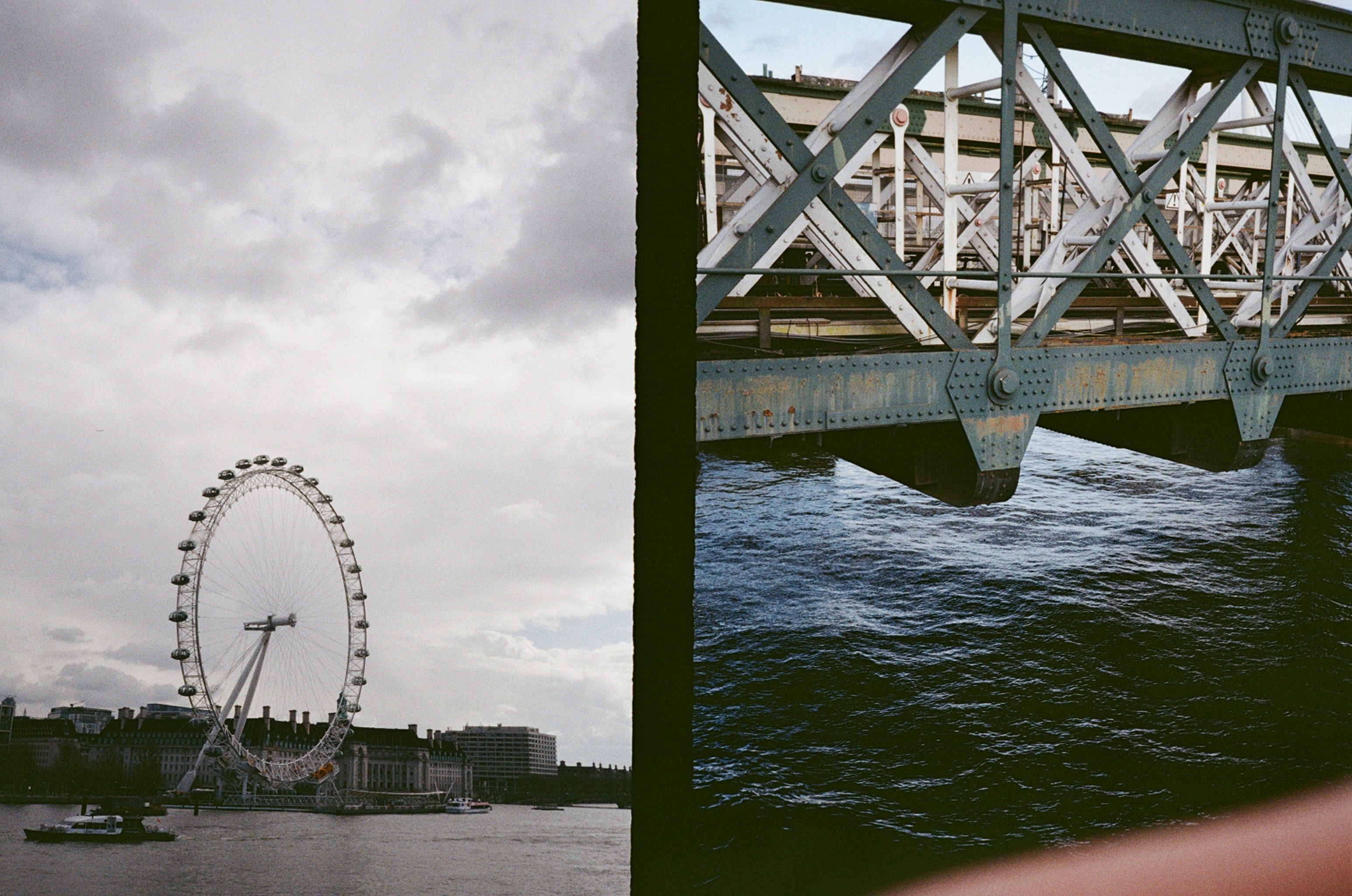 Two photos taken on a Pentax 17 half-frame film camera