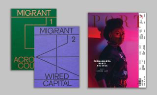 magazine cover: migrant journal