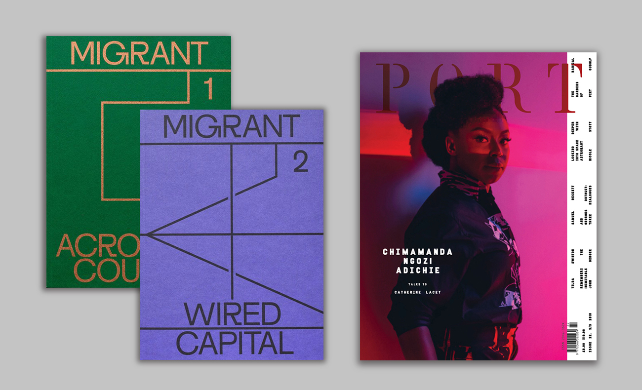 magazine cover: migrant journal