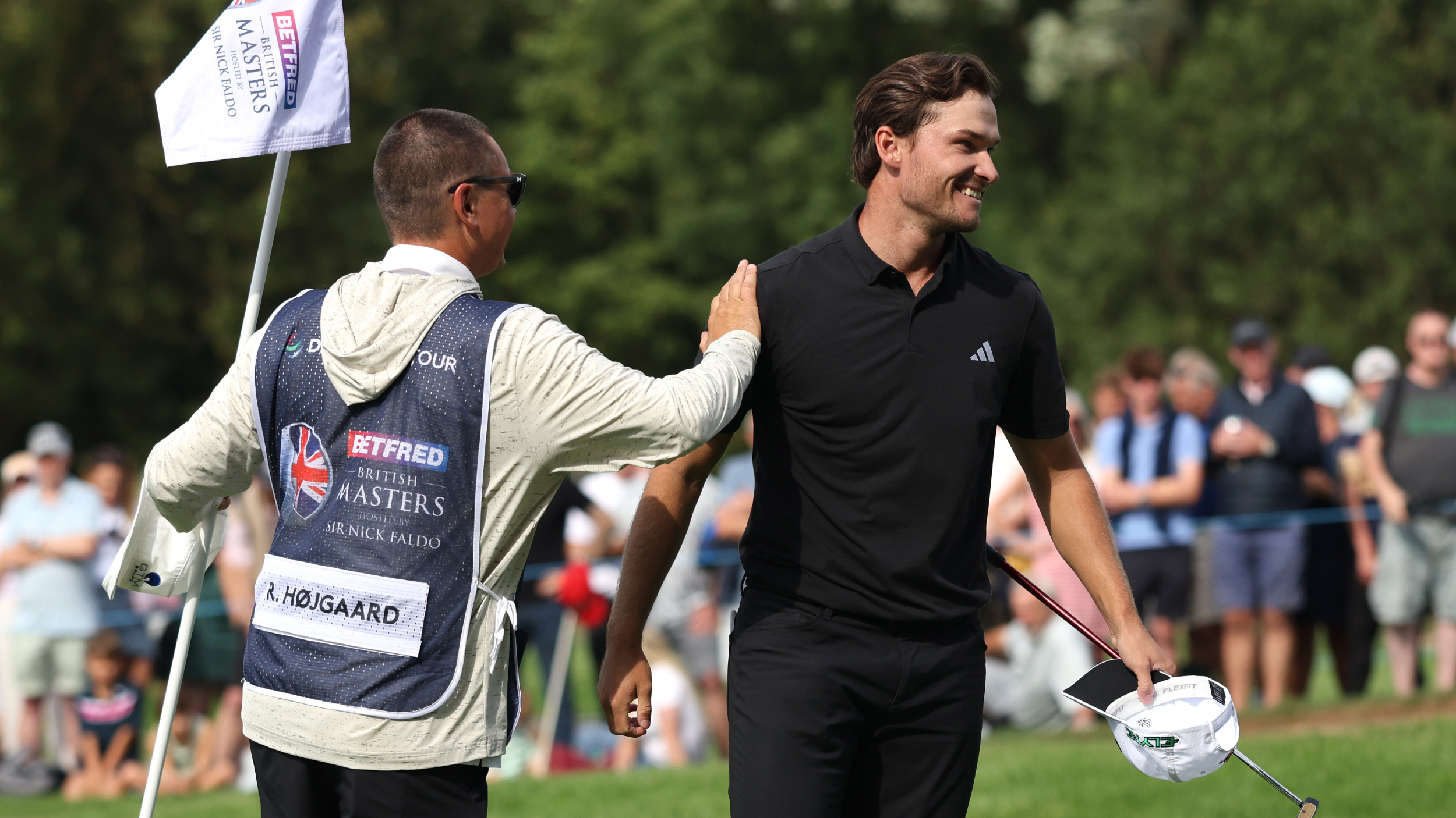 Rasmus Hojgaard at the British Masters 