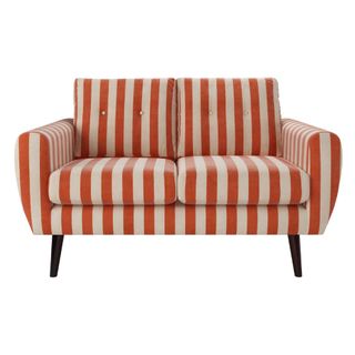 Sofa.com Jack 2 Seater Sofa in Orange Stripe