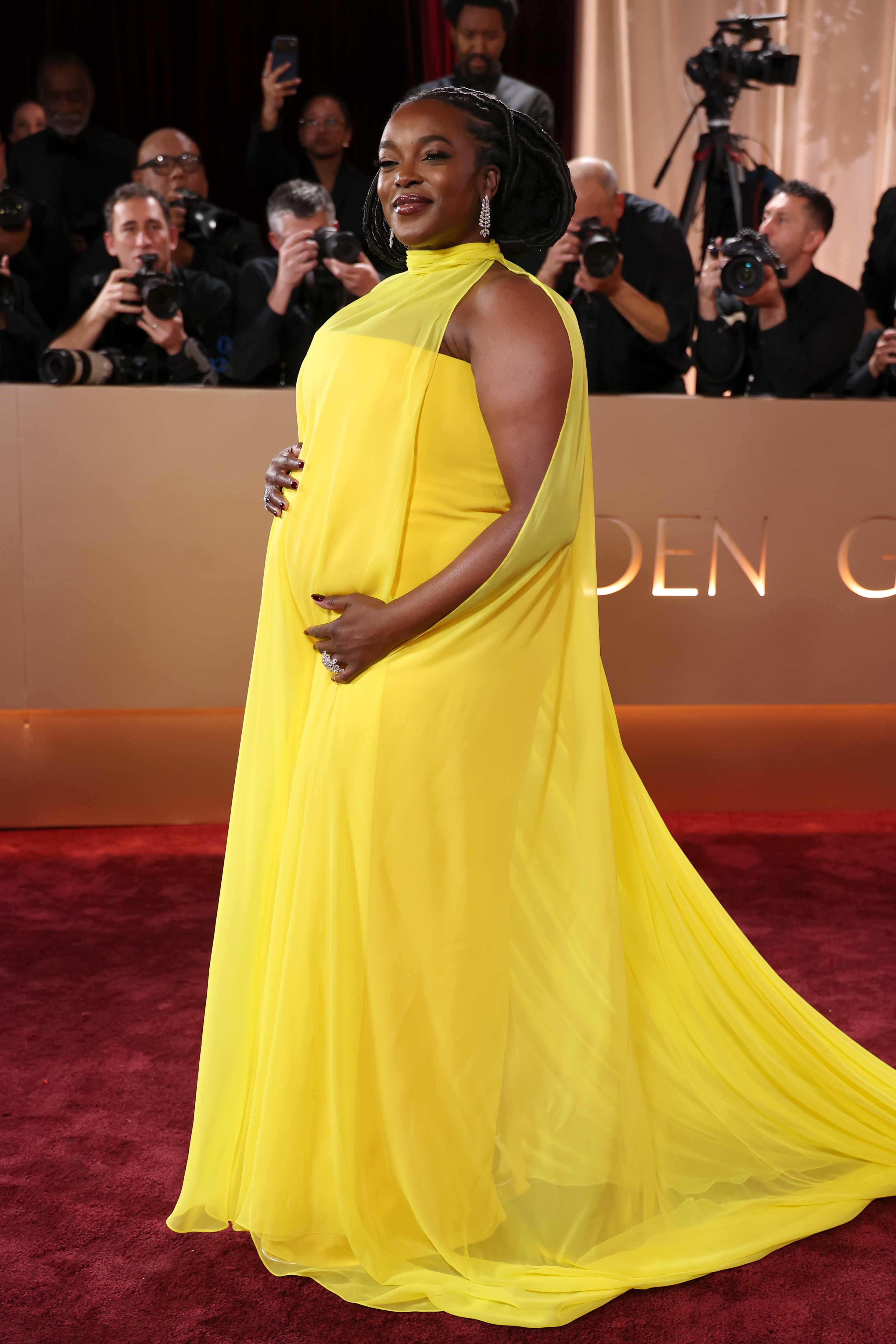 BEVERLY HILLS, CALIFORNIA - JANUARY 11: (FOR EDITORIAL USE ONLY) Wunmi Mosaku attends the 83rd annual Golden Globe Awards at The Beverly Hilton on January 11, 2026 in Beverly Hills, California. (Photo by Kevin Mazur/Getty Images)