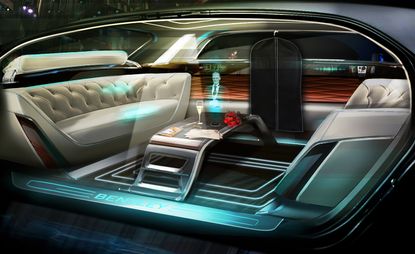 Bentley Motors is imagining a bright future for the brand, including the adoption of advanced production methods, sustainable materials, autonomous driving and even a virtual butler