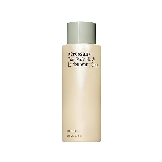 Nécessaire, nécessaire shower gel Eucalyptus - natural shower gel for men and men, supplemented with shower gel with nicotinamide, vitamin C/E + omega 6/9. Gel clean, 8.4 fl oz.