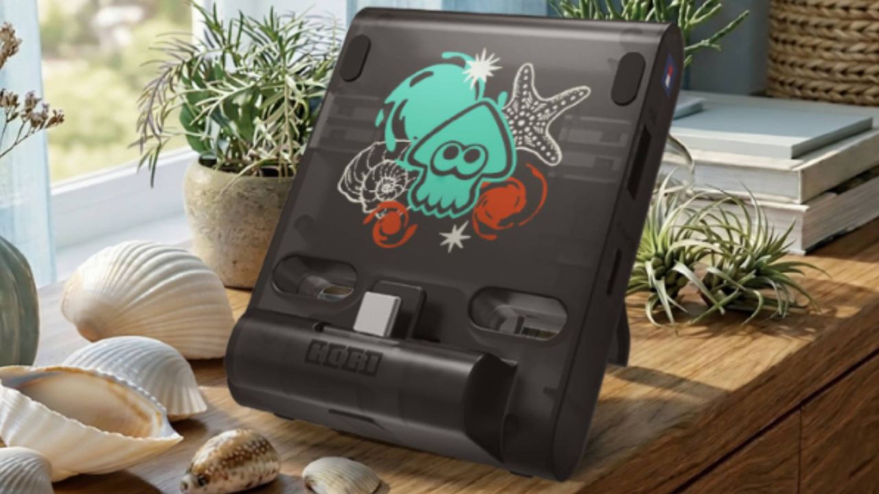 Image of the Hori Splatoon Raiders USB Stand for the Nintendo Switch 2.